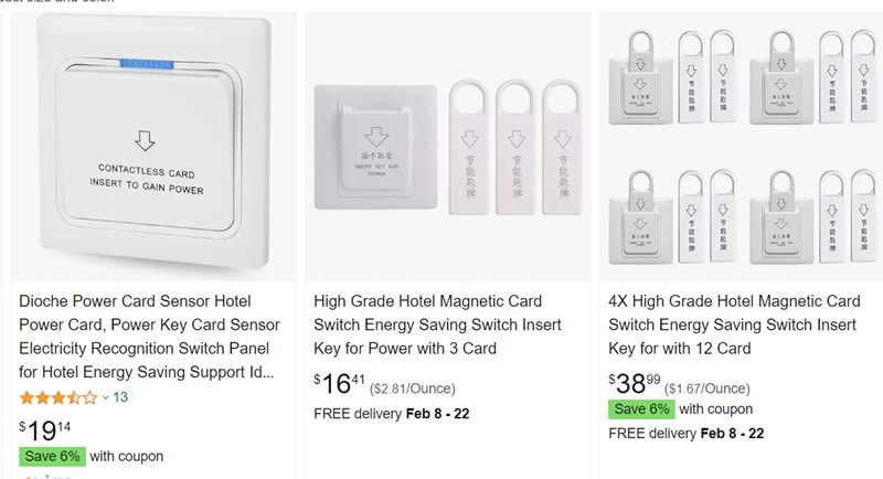Hotel Card Key Switch Price Analysis and How To Buy 6