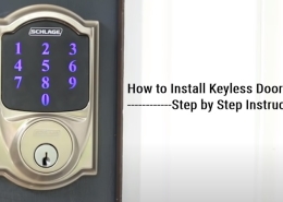 How to Install Keyless Door Lock Step by Step Instructions