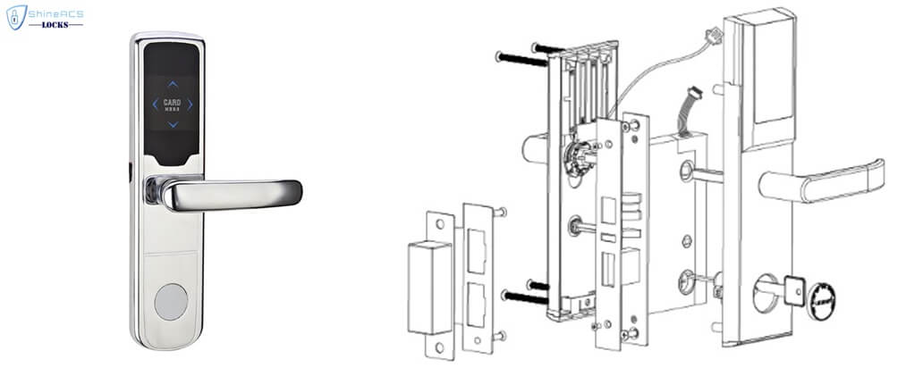 Hotel door locks installation guide and video instruction