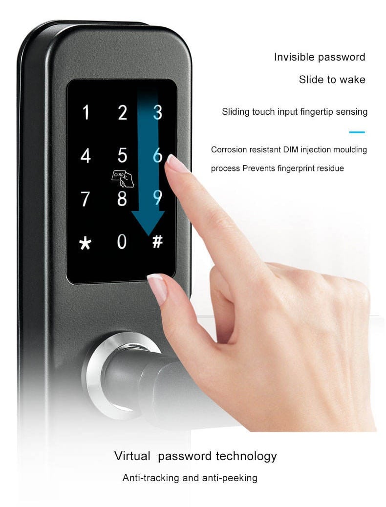 TTlock Deadbolt Fingerprint Door lock With Mobile APP SL-F2058 13